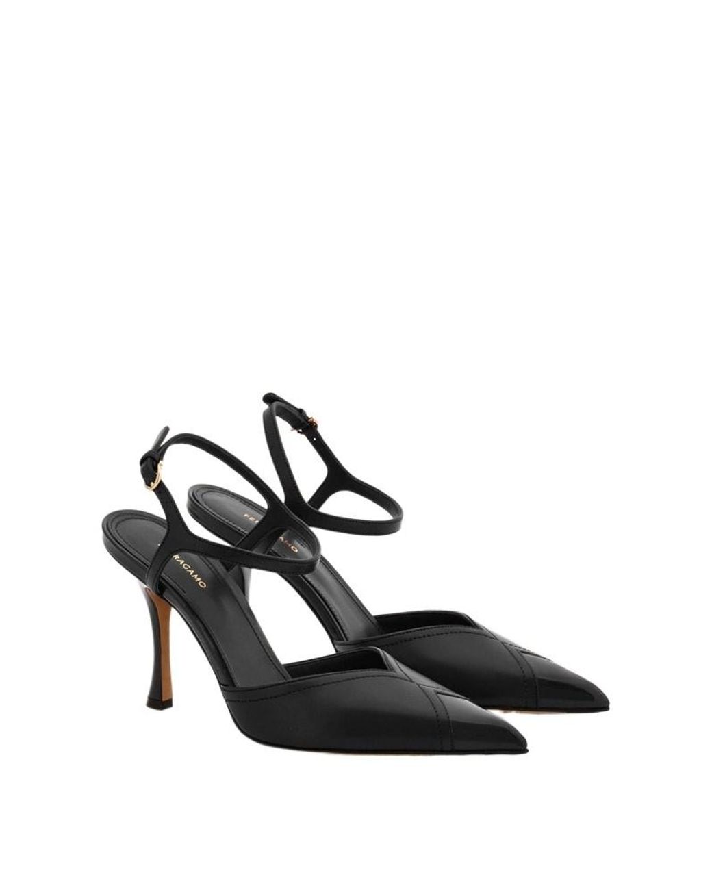 Ferragamo Multicolor 95Mm Leather Pumps