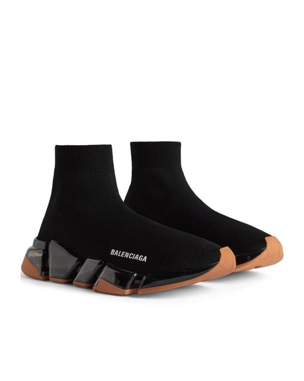 Balenciaga Black Sock High-Top Sneakers for men