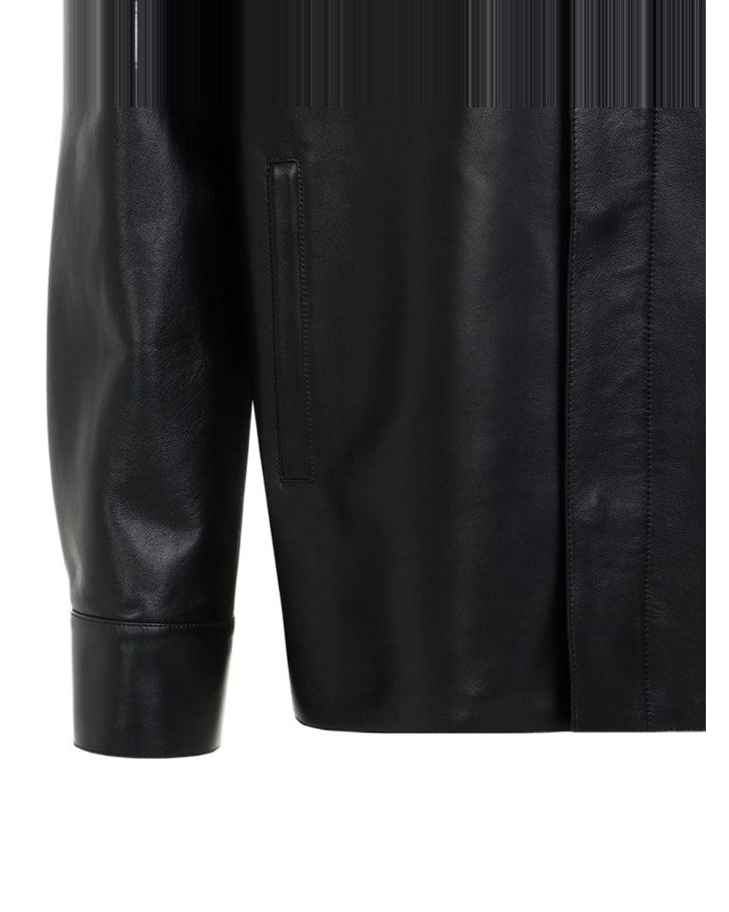 Loewe Black Logo Embossed Long-Sleeved Shirt for men
