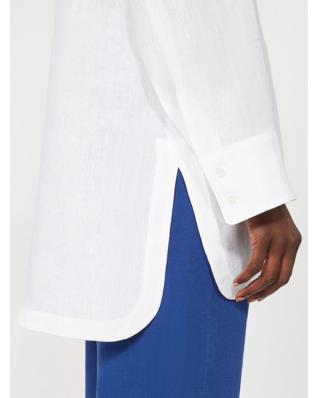 Max Mara White 'S Long-Sleeved Hoodie