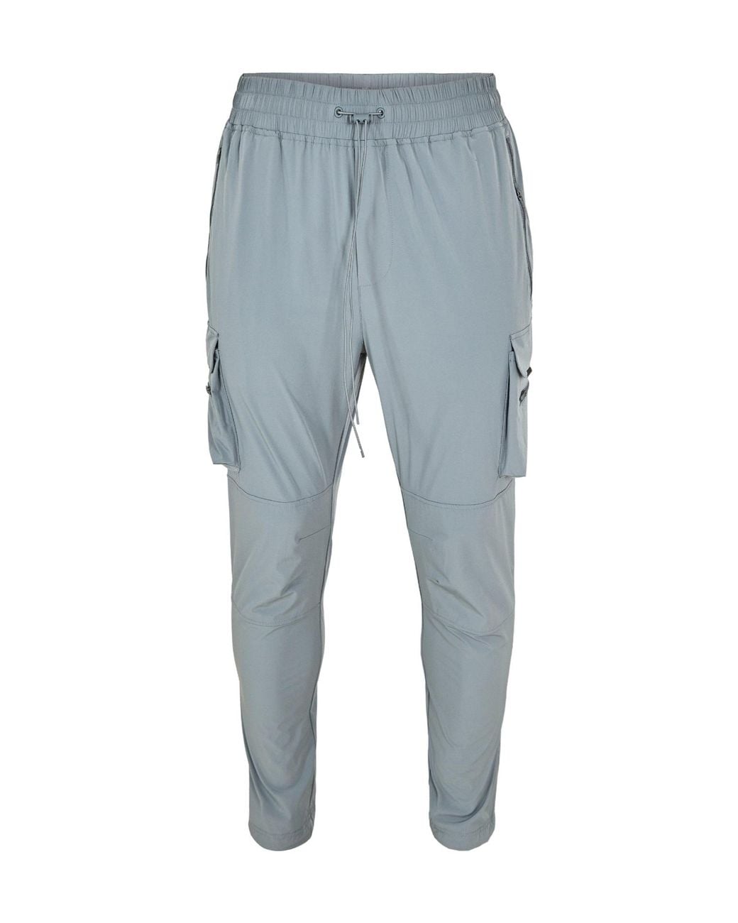 Represent Blue Waterproof Solid Color Trousers for men