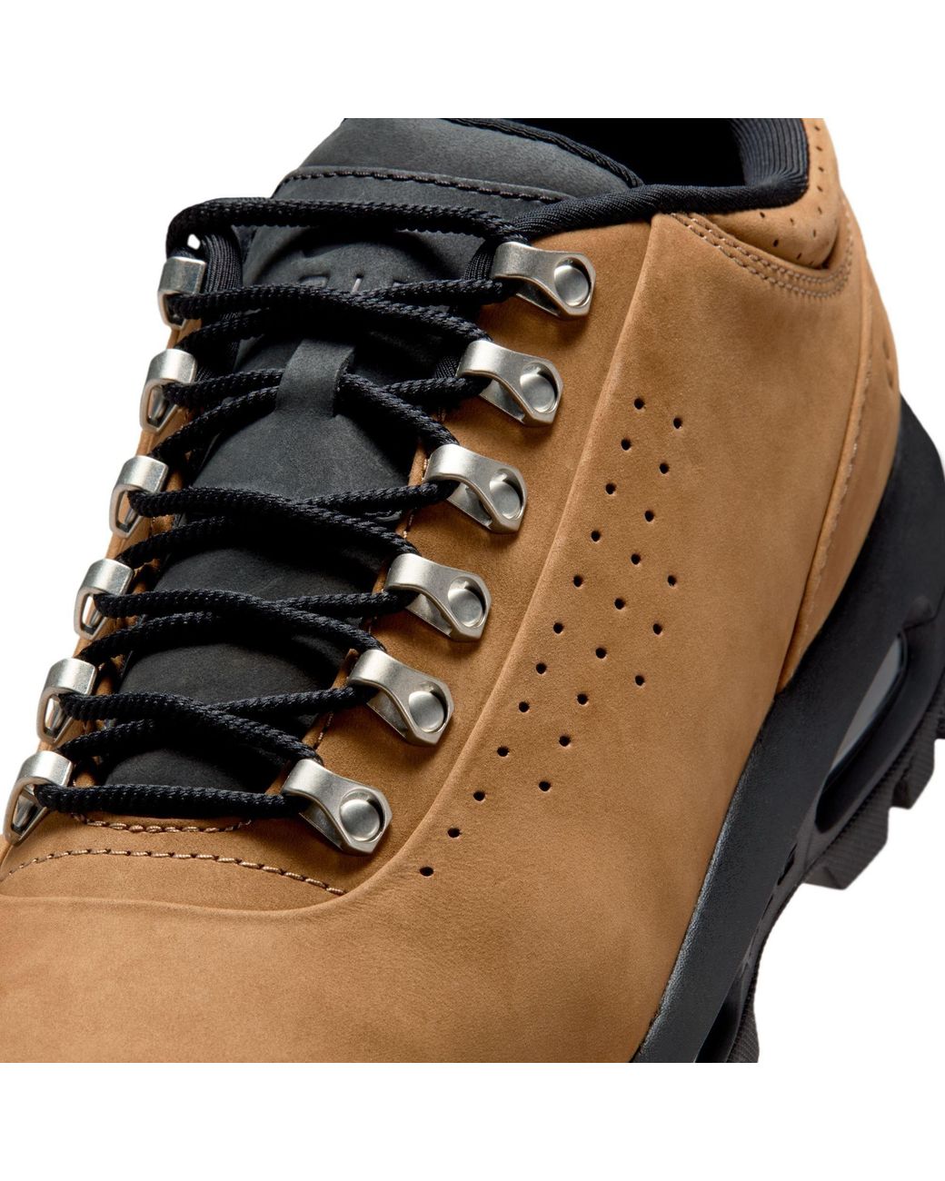 Nike Brown Matte Low-Cut Hiking Shoes for men