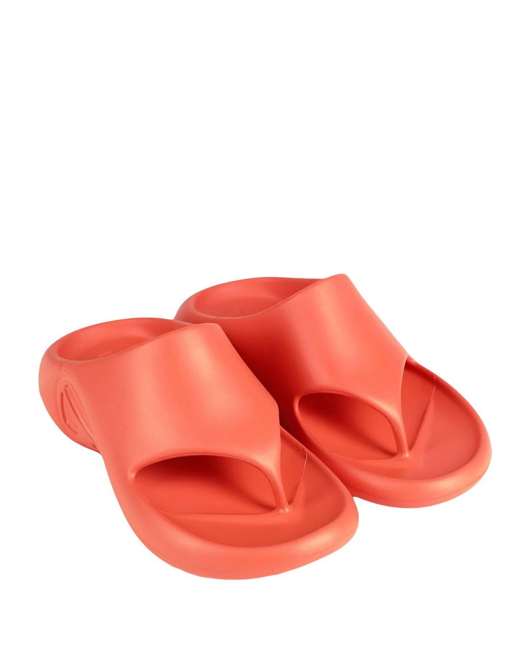 DIESEL Pink Solid Color Flip Flops