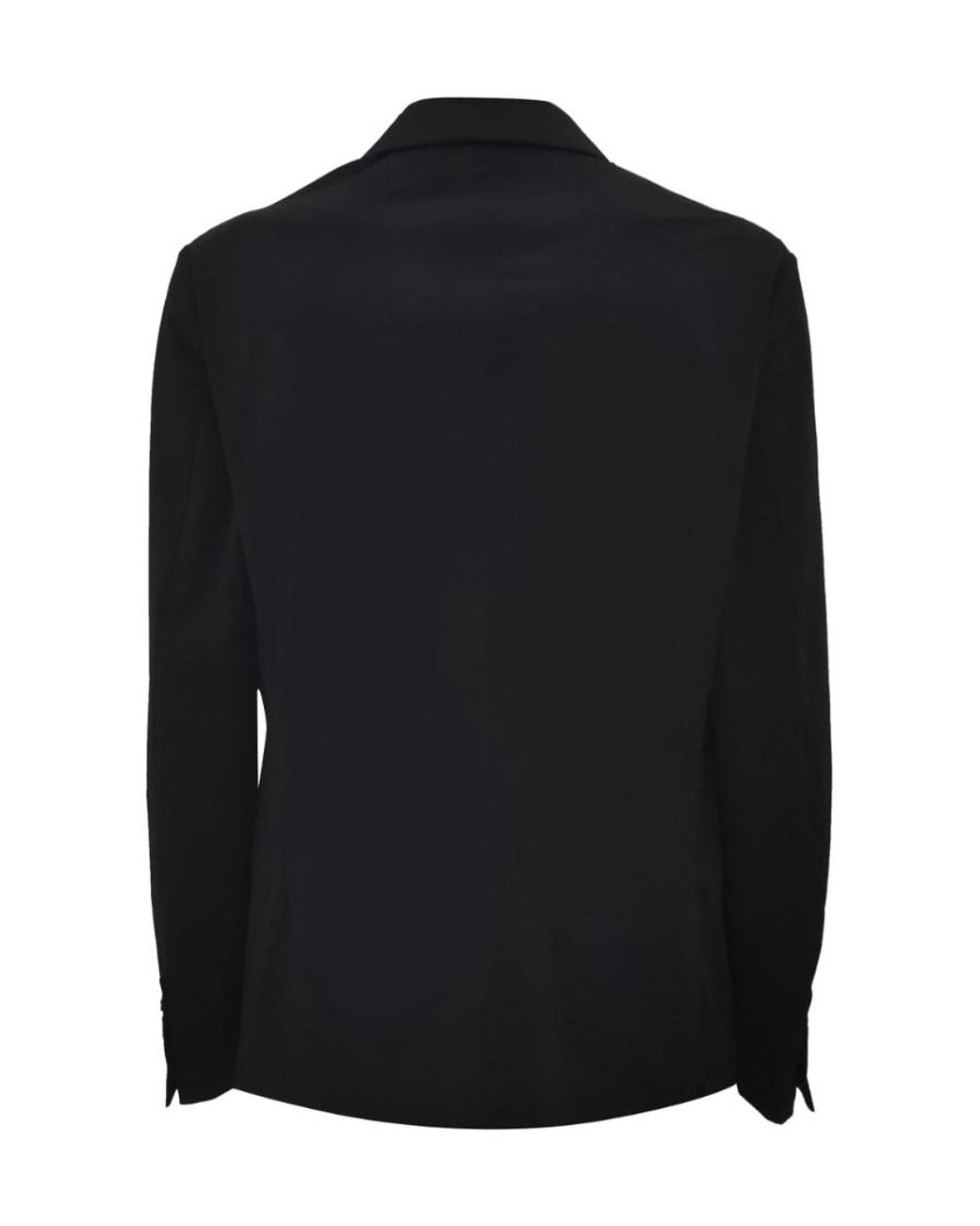 ARMANI EXCHANGE Black Single-Breasted Blazer for men