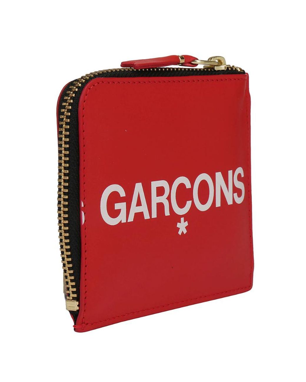 Comme des Garçons Red Logo Printed Wallet for men