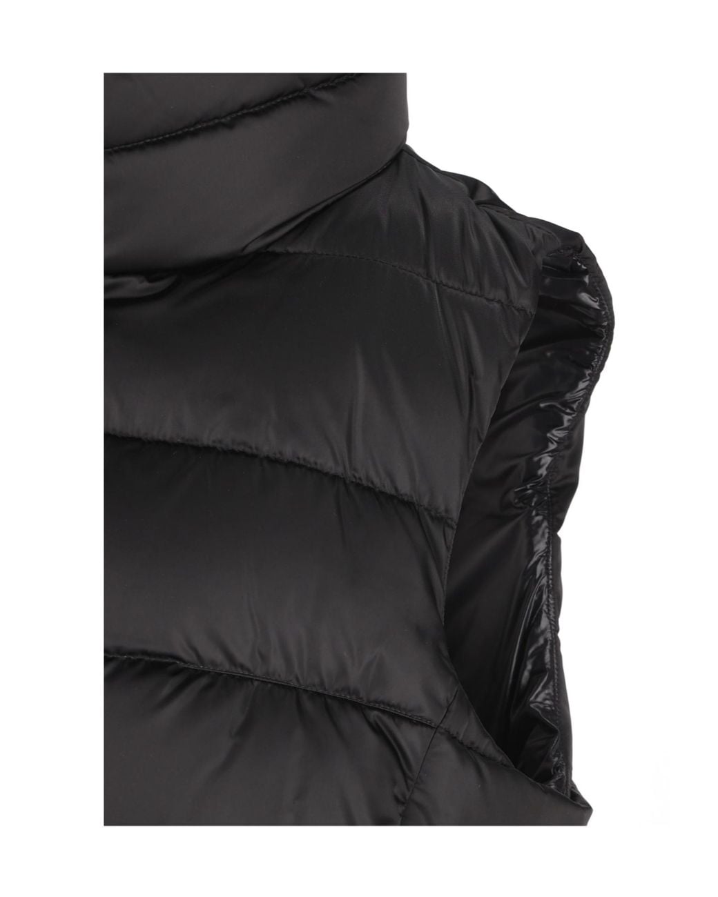 Herno Black Quilted High-Neck Gilet