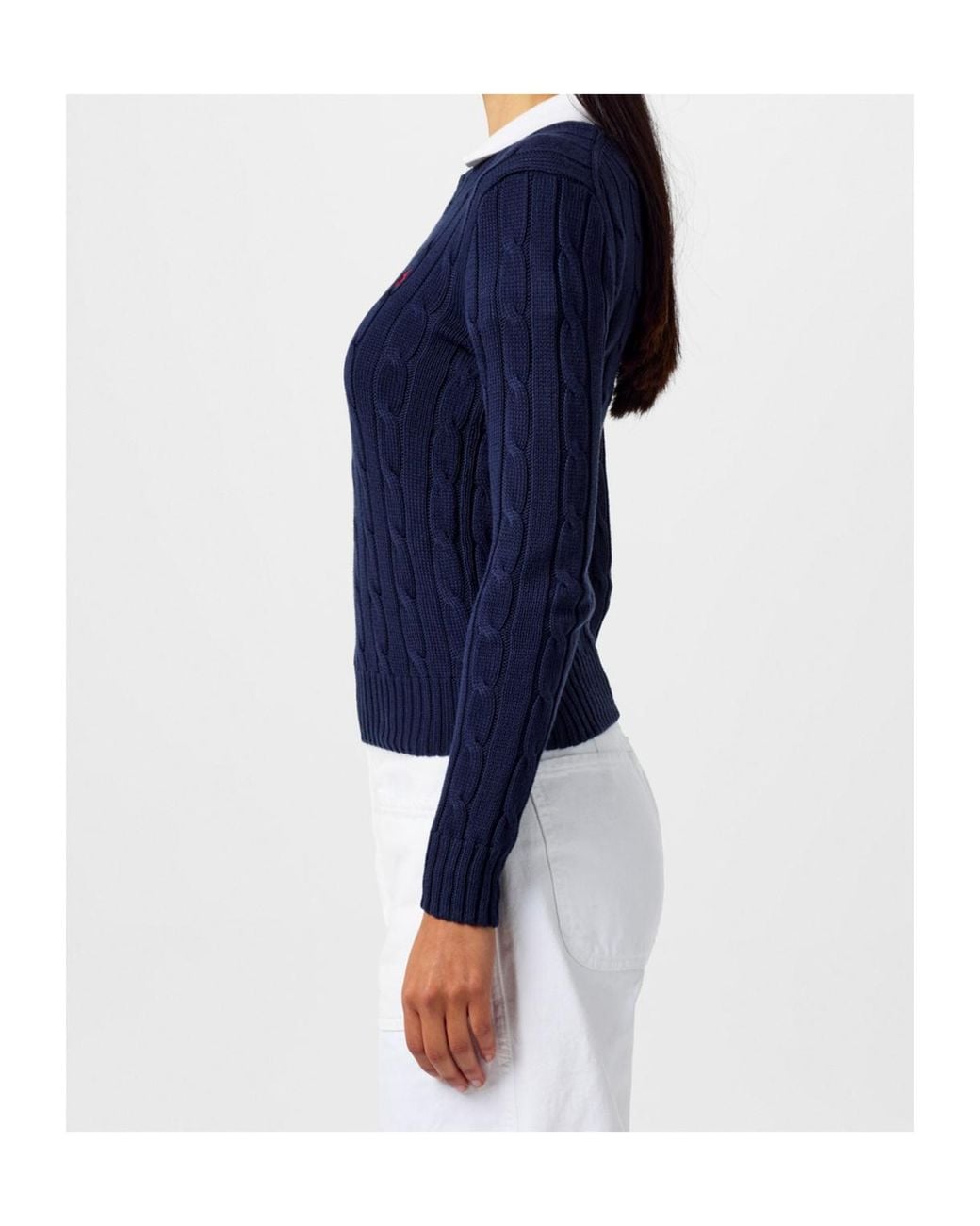 Polo Ralph Lauren Blue Julianna Crewneck Sweater