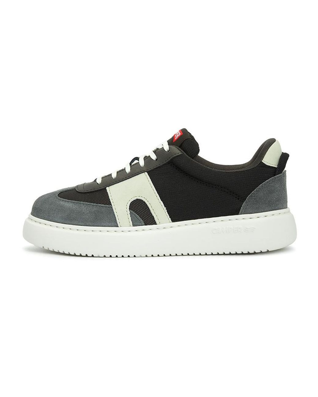 Camper Black Textile And Nubuck Sneakers