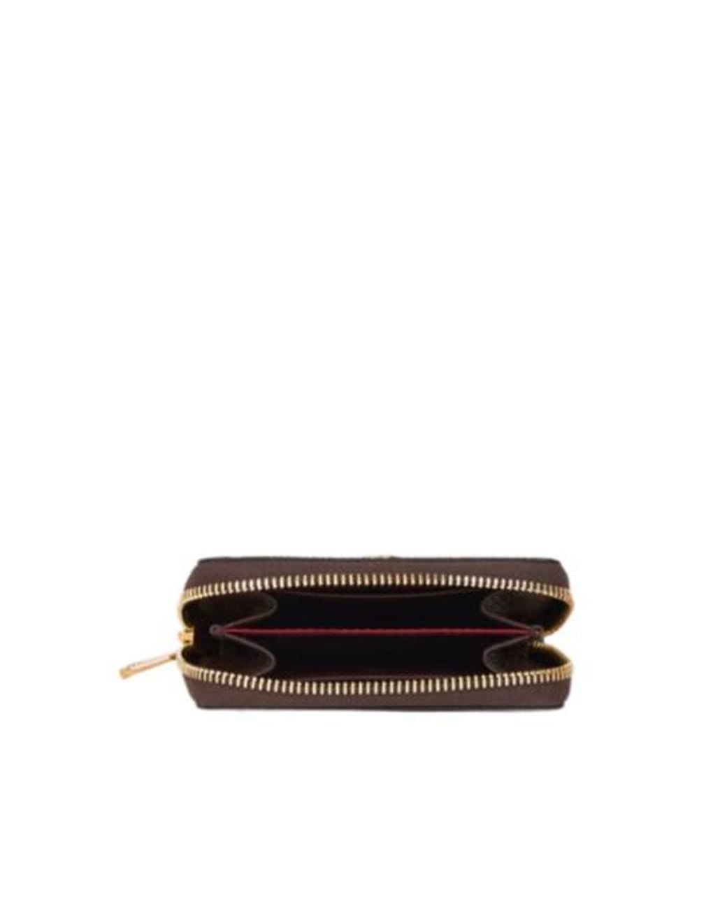Etro Brown Zip Around Paisley Wallet