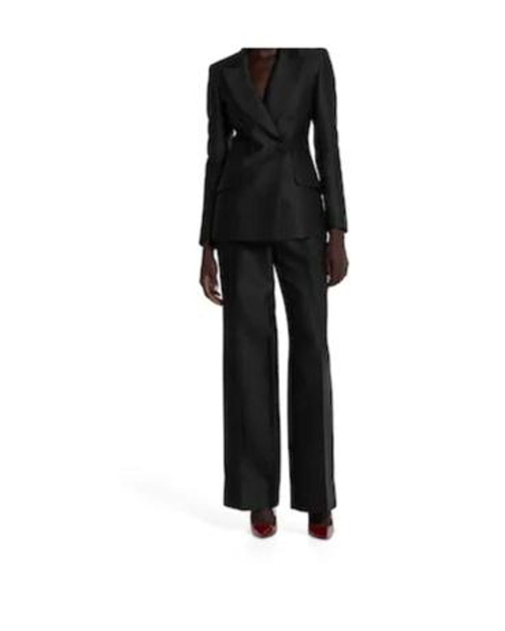 Gucci Black Logo Embossed Trousers