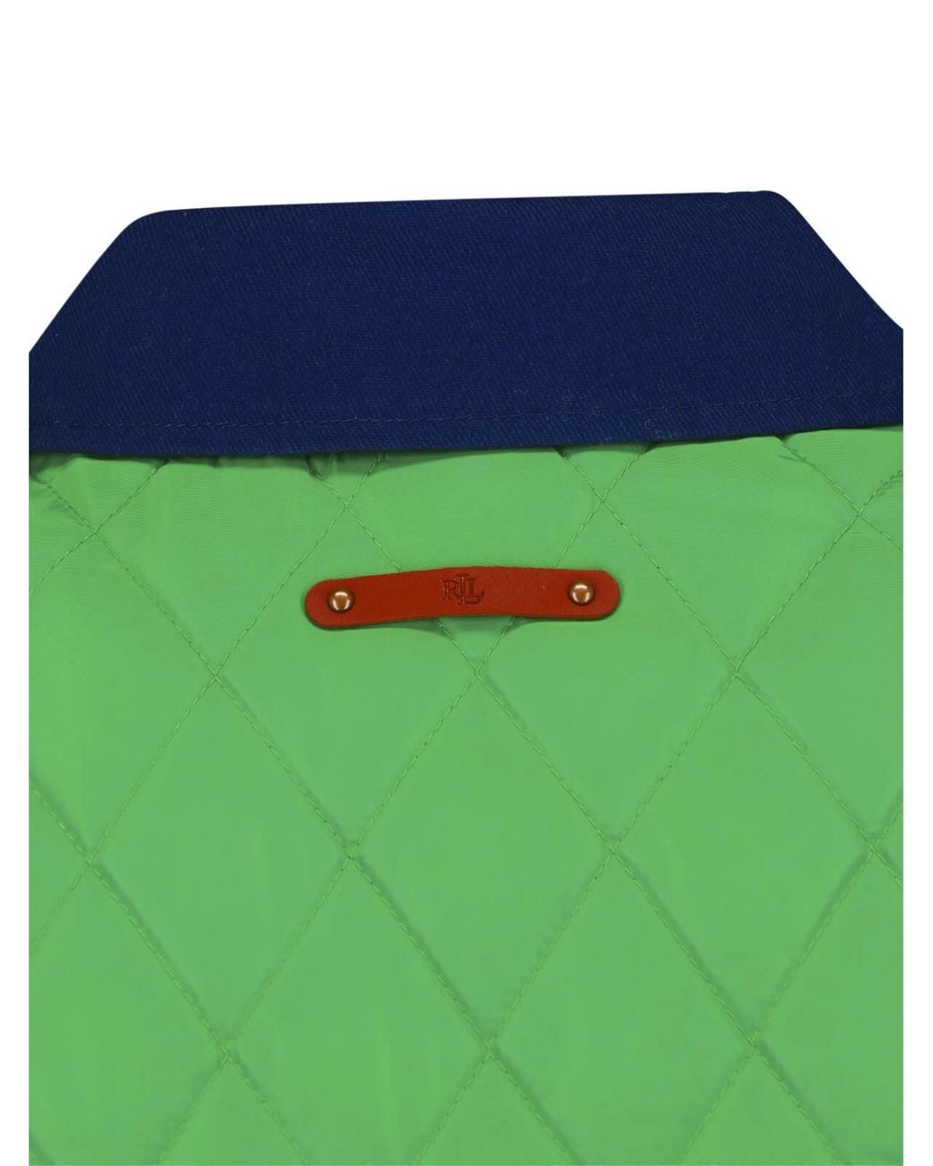 Ralph Lauren Green Lauren Quilted Snap-Front Jacket