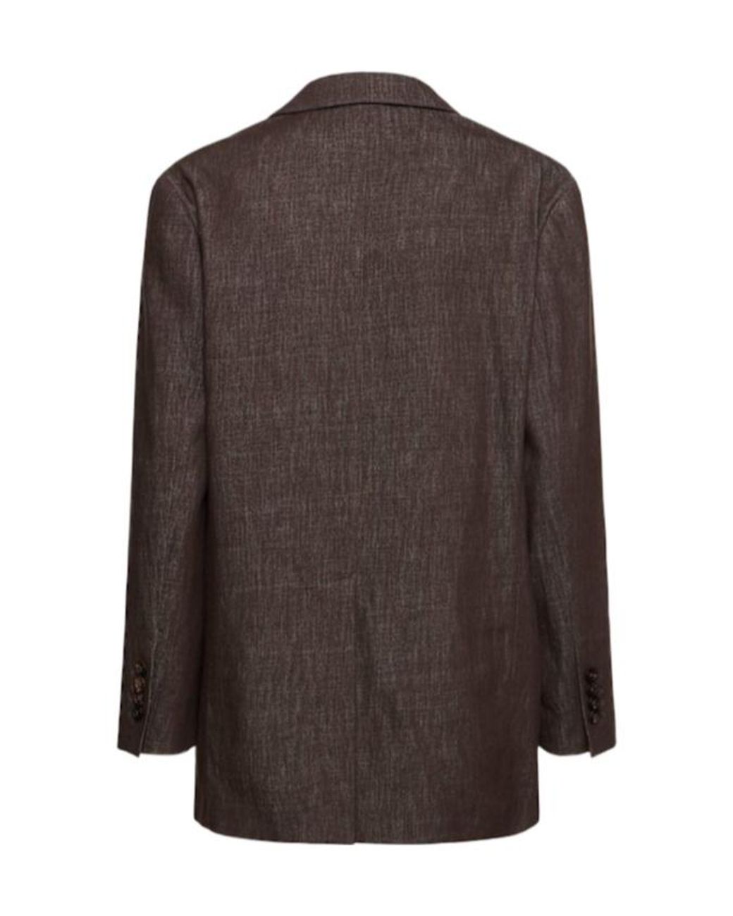 Brunello Cucinelli Brown Cotton Suit-Type Blazer