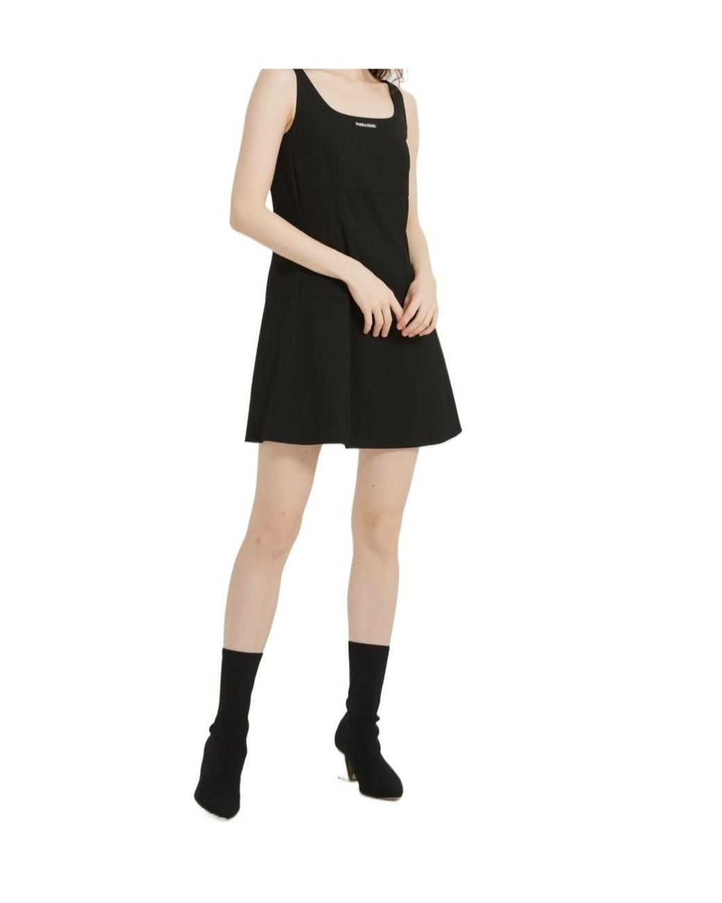 Marissa Chiara Black A-Line Dress