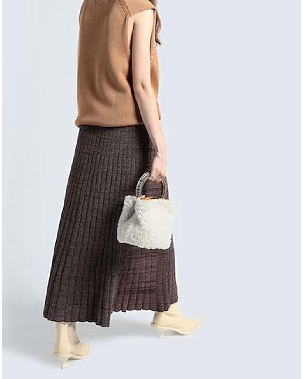 Tory Burch Brown Midi Skirts