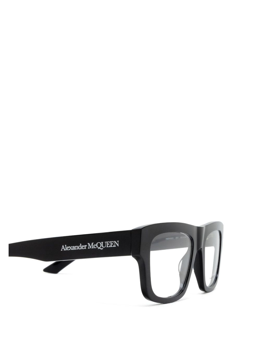 McQueen White Eyewear Square Frame Glasses for men