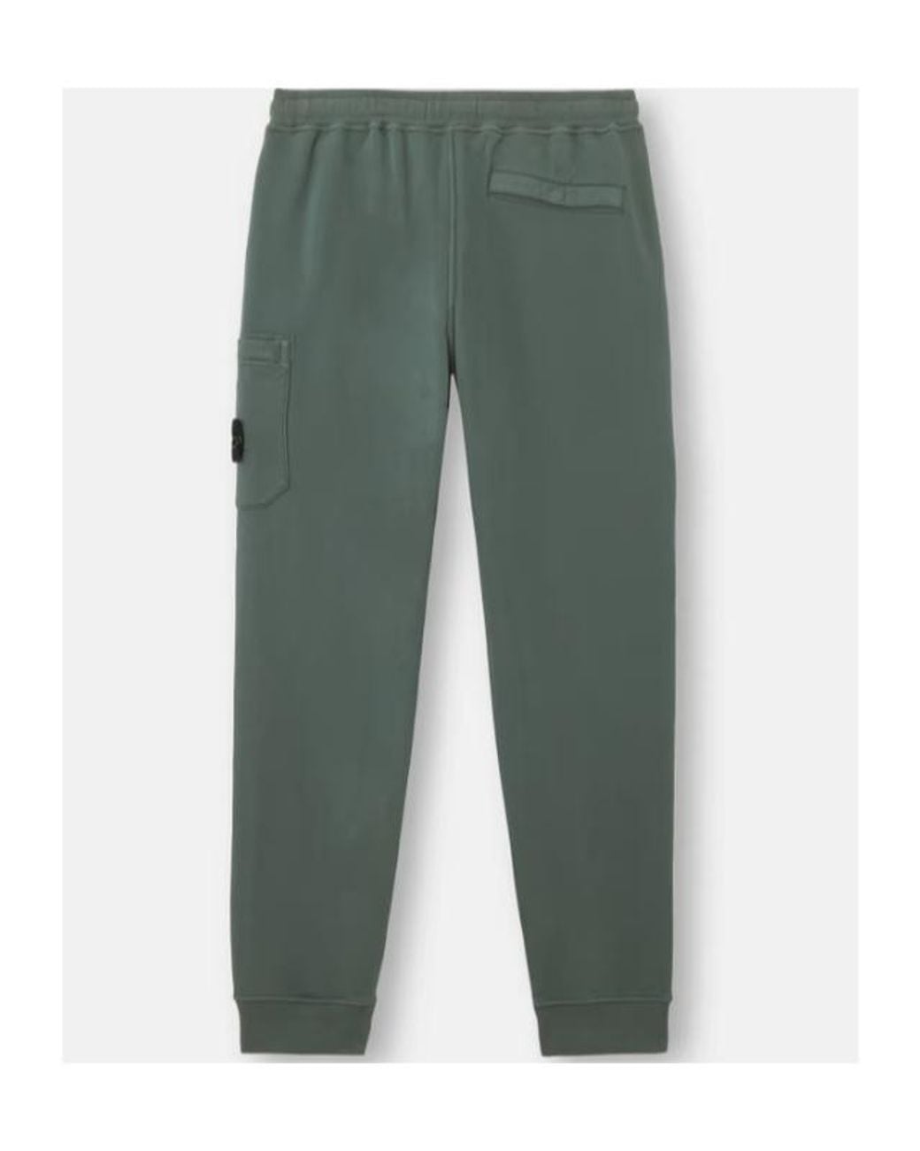 Stone Island Green Slim Fit Sweatpants for men