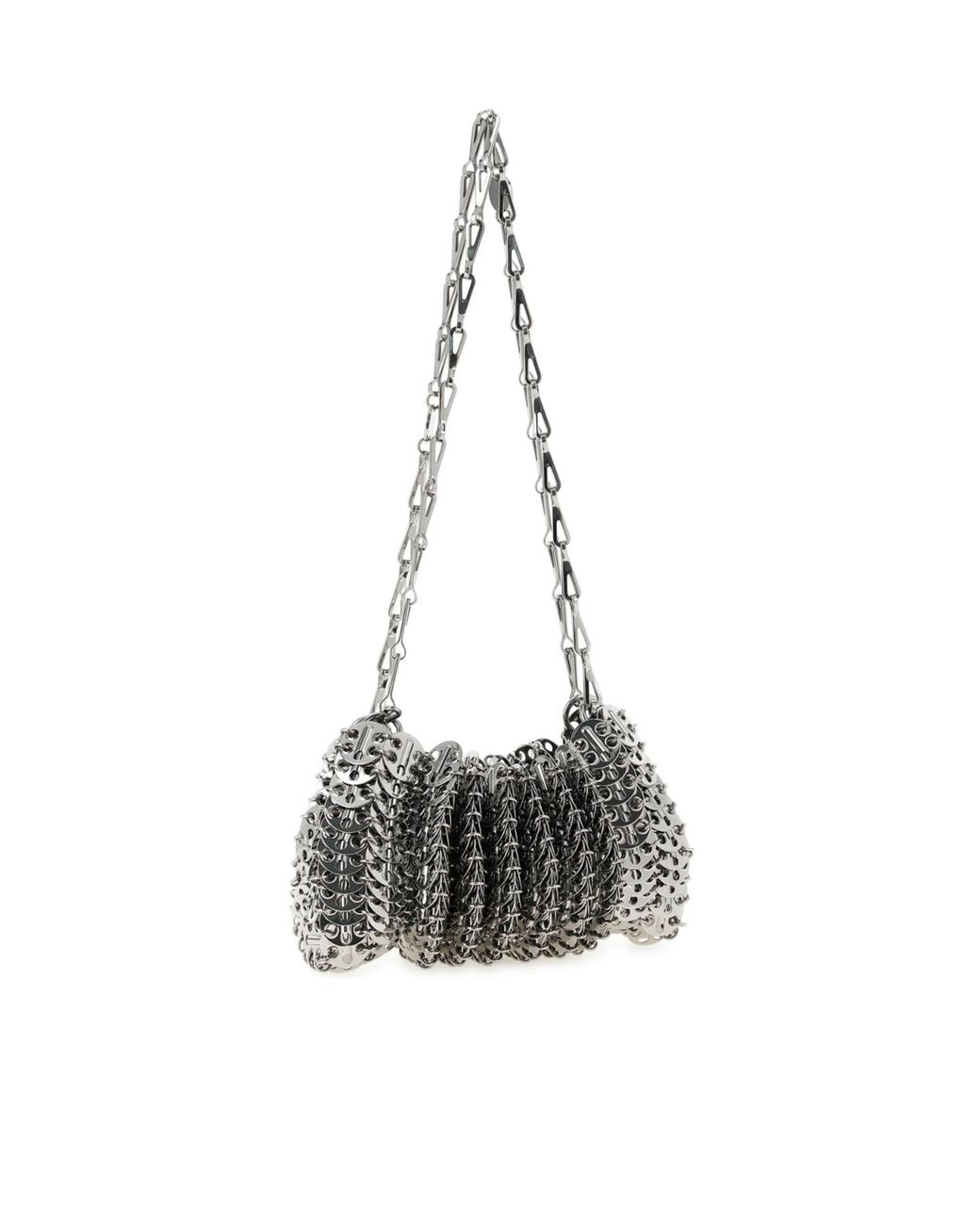 Rabanne White Rabanne Chainmail Shoulder Bag