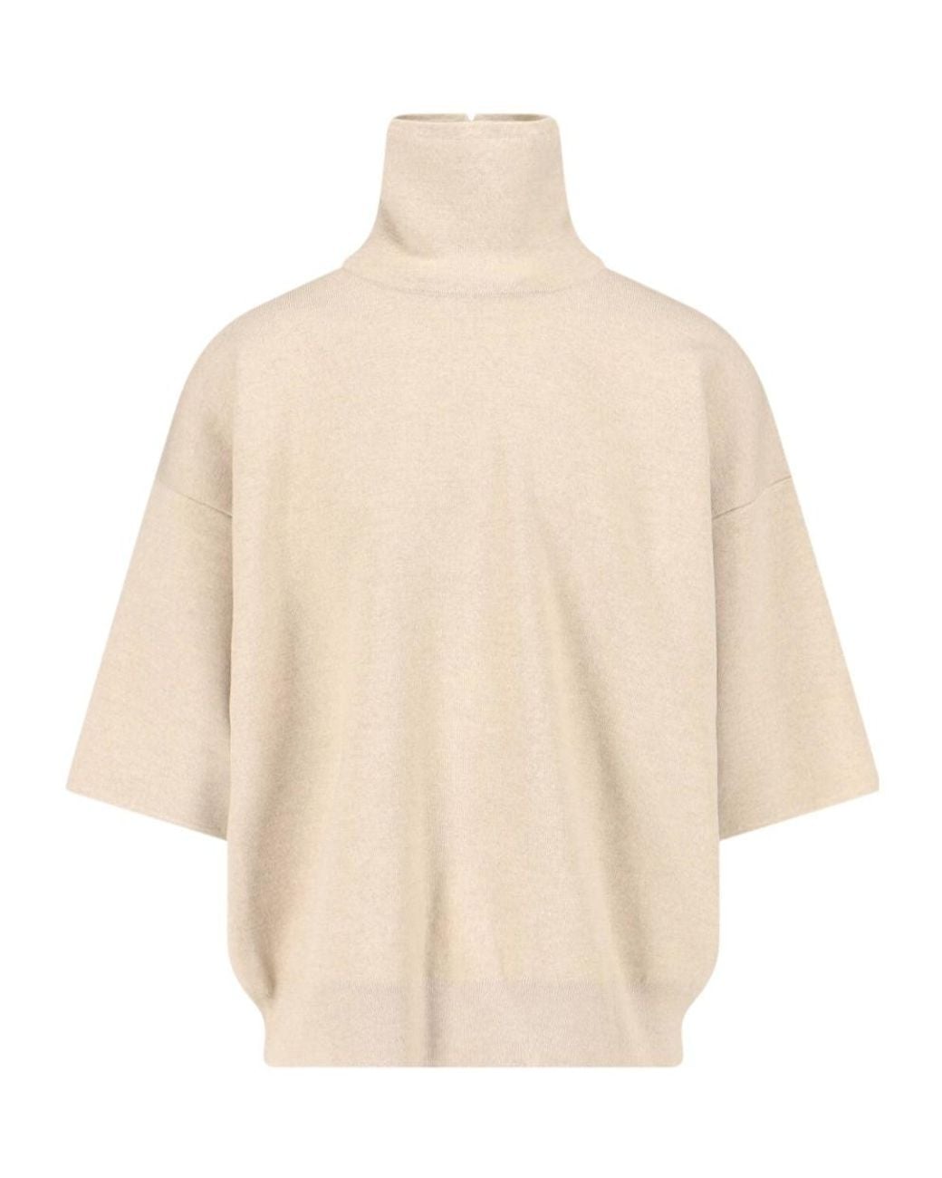 Fear Of God Natural Knitted High Neck T-Shirt for men