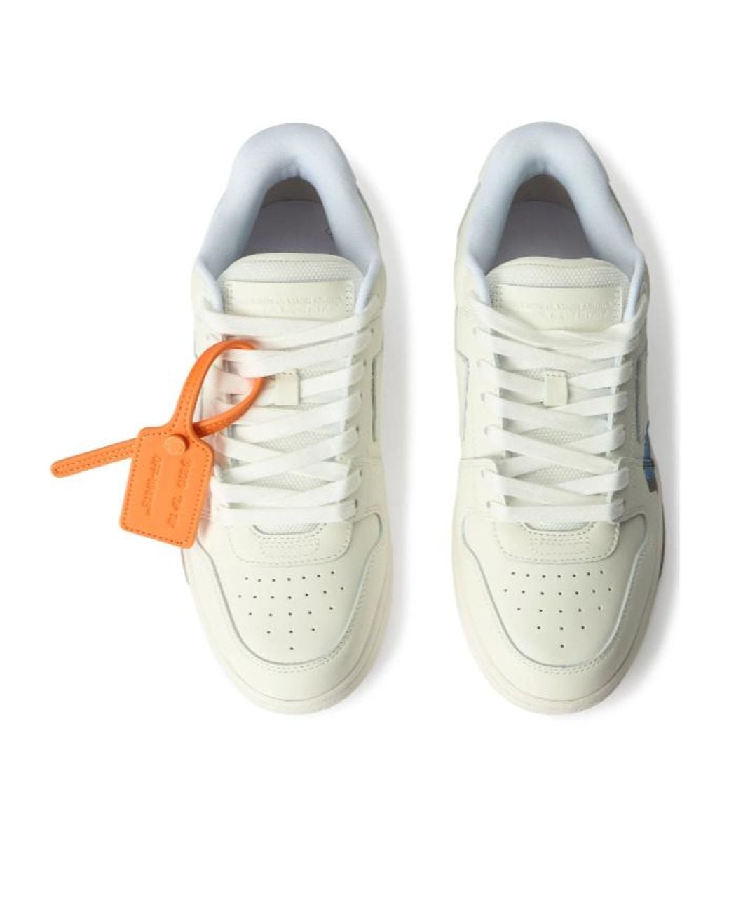 Off-White c/o Virgil Abloh Blue Out Of Office For Walking Artwork Sneakers