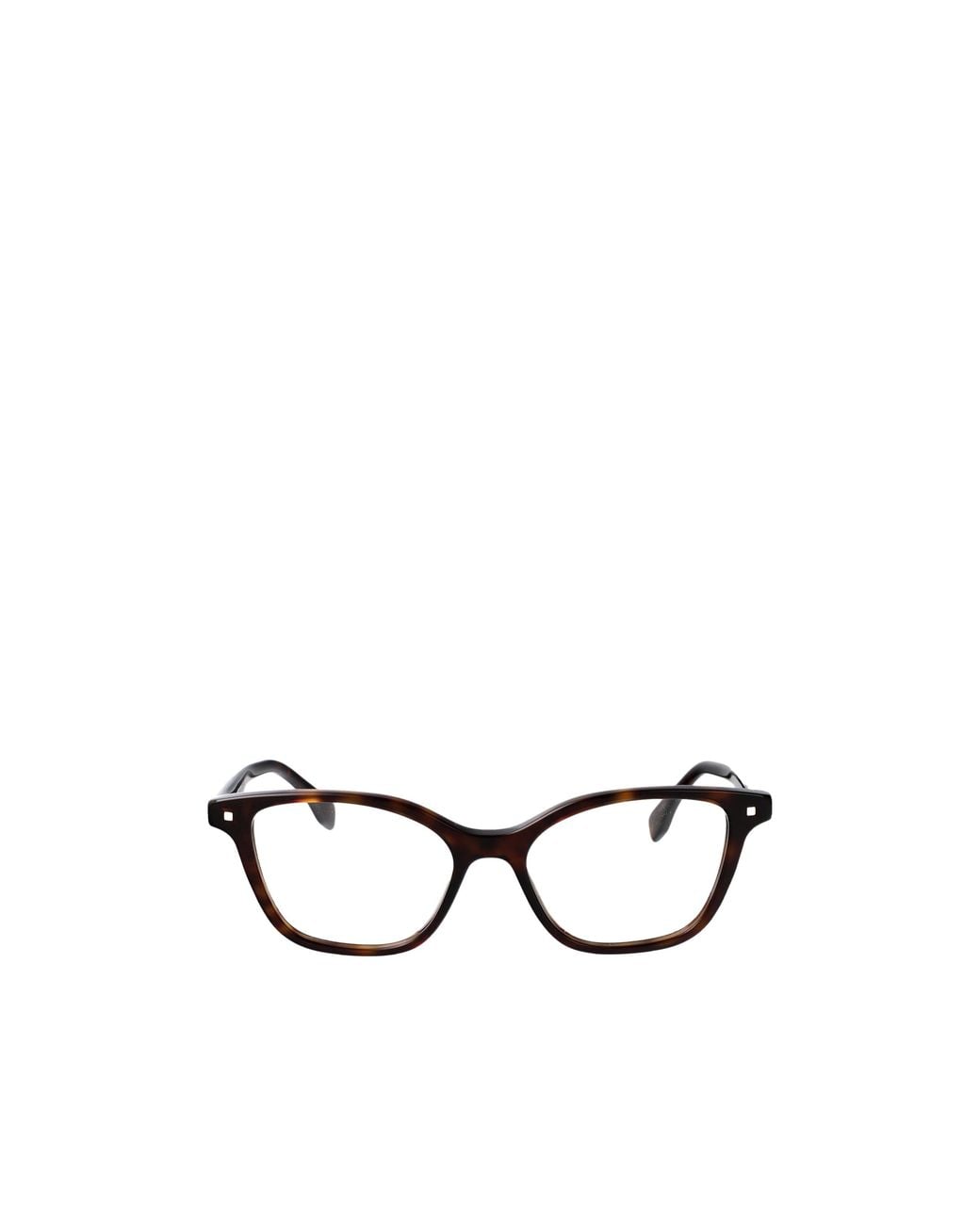 Fendi White Eyewear Cat-Eye Frame Glasses for men