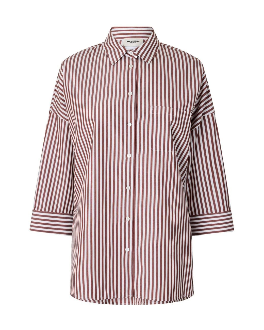 Weekend by Maxmara Purple Giralda Long Sleeve Patterned Shirt