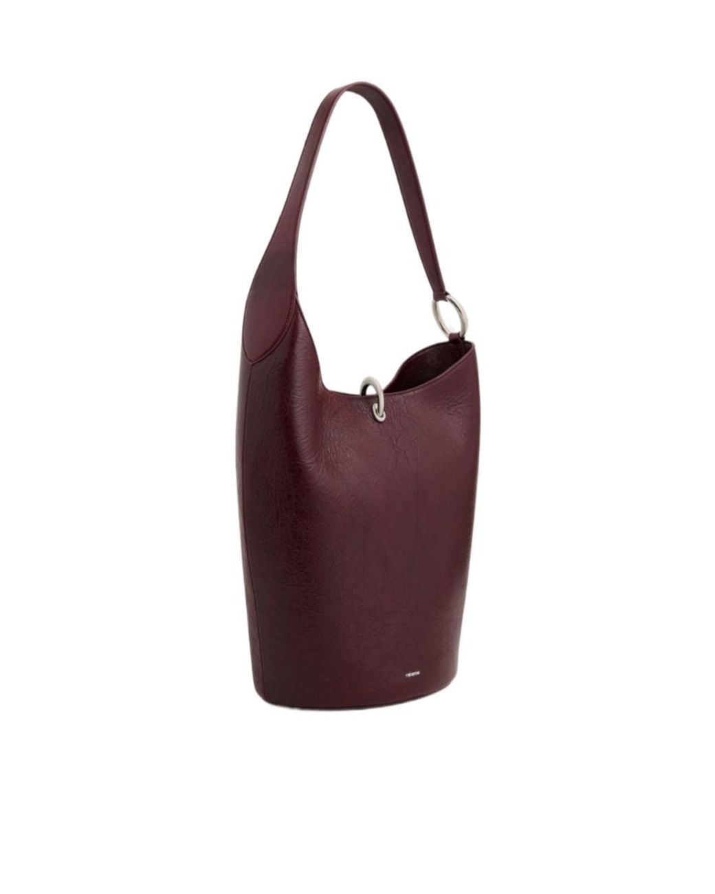 Rabanne Purple Rabanne Ring-Detail Bucket Bag