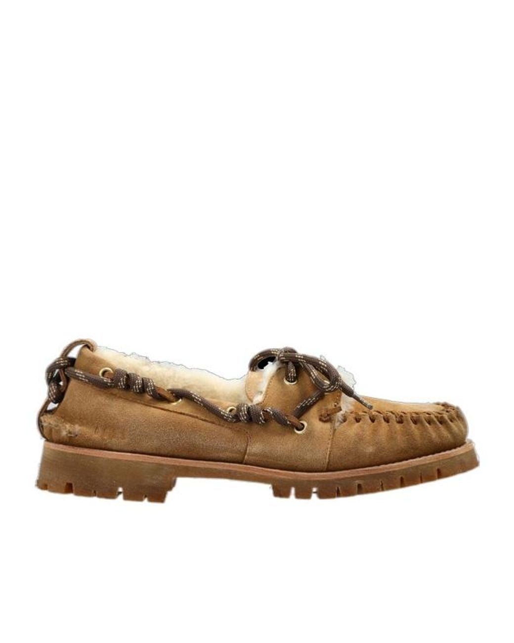 Golden Goose Deluxe Brand Brown Cruise Lace-Up Loafers