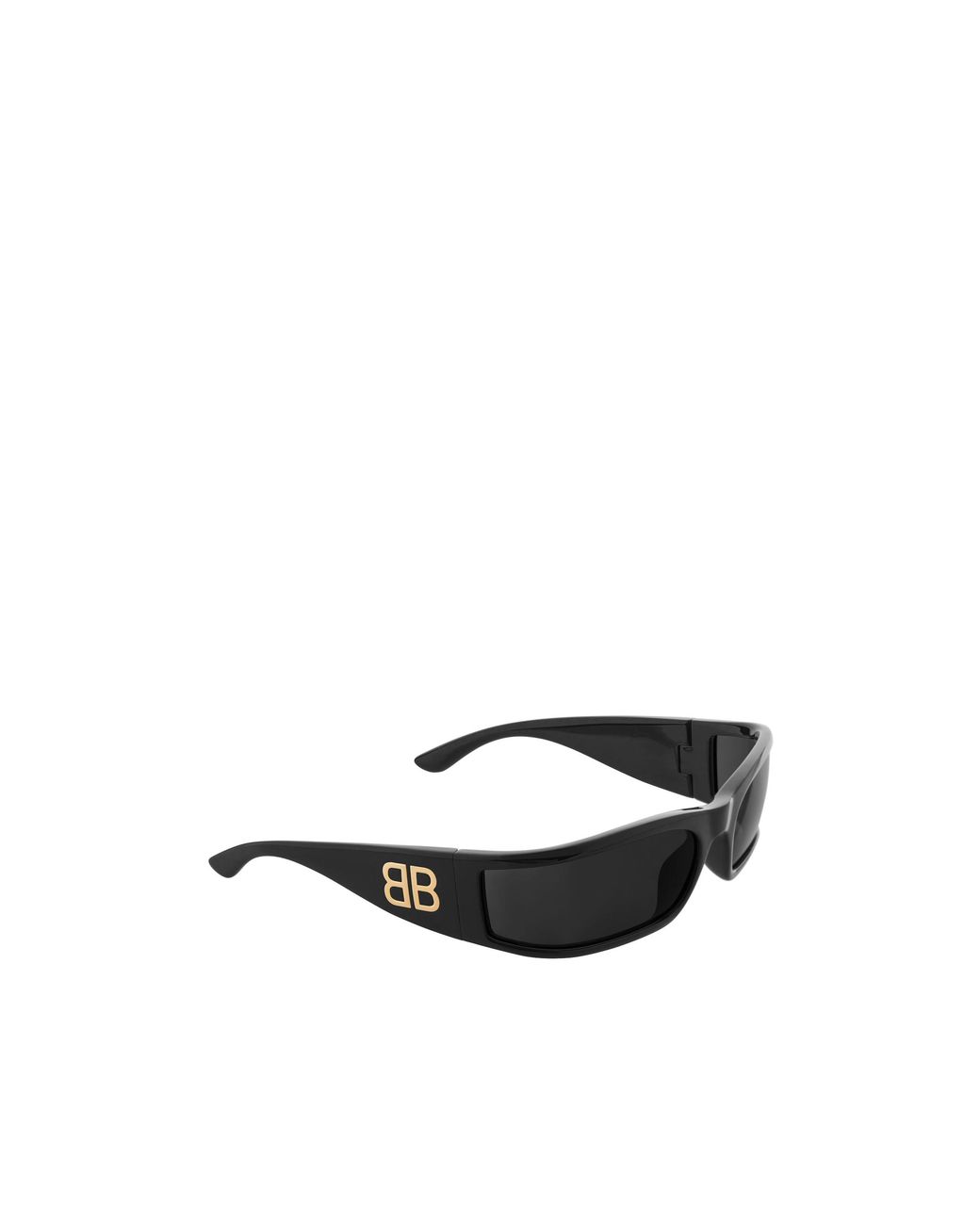 Balenciaga White Eyewear Rectangle Frame Sunglasses