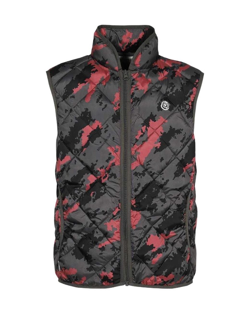 BBCICECREAM Black Quilted Zip Gilet Jacket for men