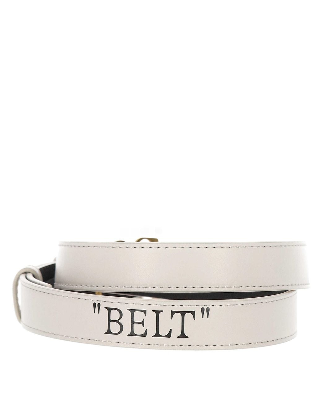 Off-White c/o Virgil Abloh White Arrow Quote Belt