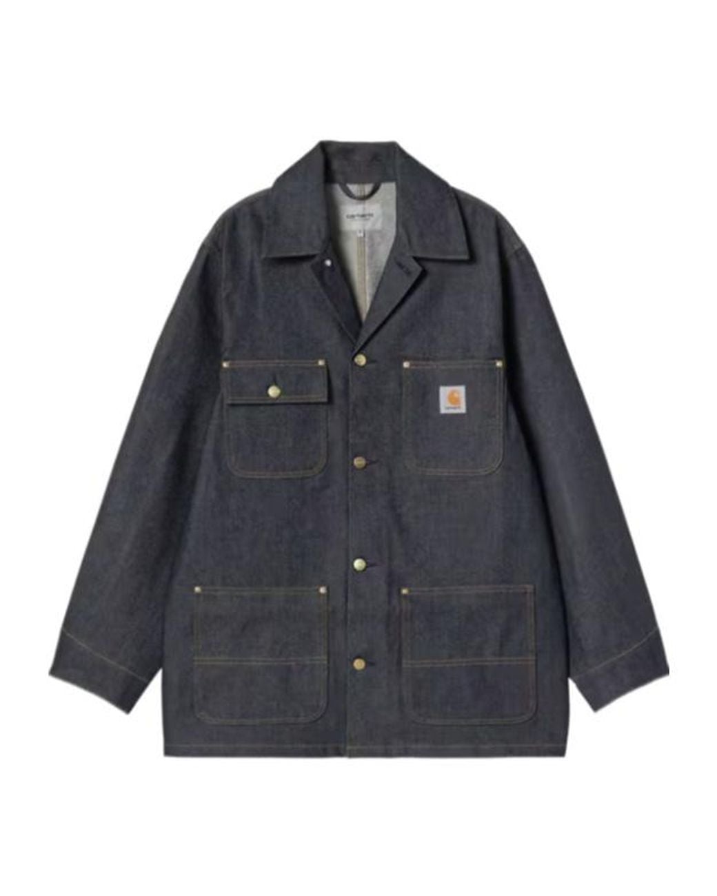 Carhartt Blue Aden Chore Coat for men