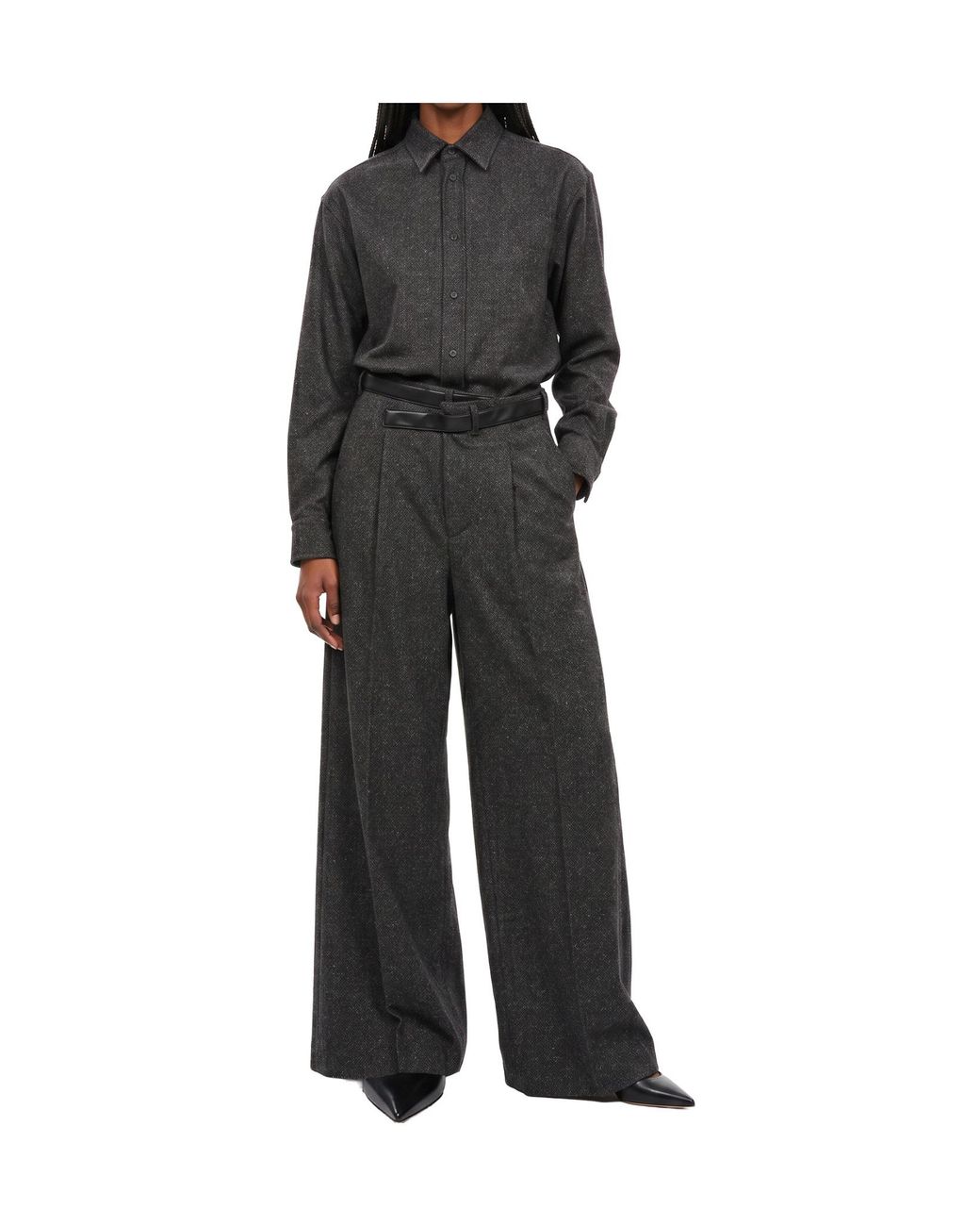 DARKPARK Gray Gaia Wide Leg Pants