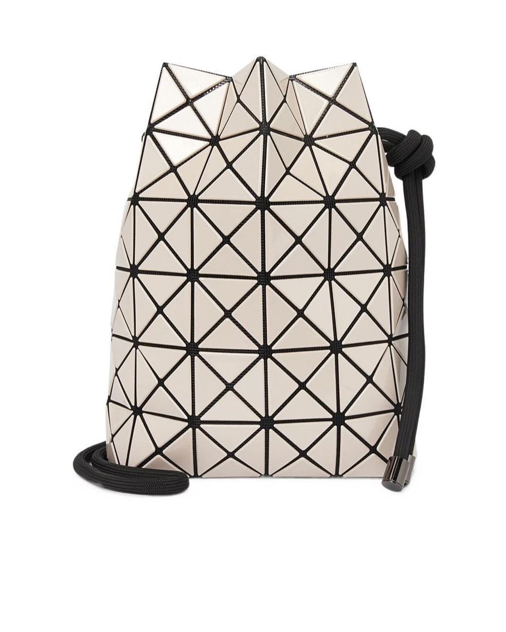 Issey Miyake White Logo Shoulder Bag
