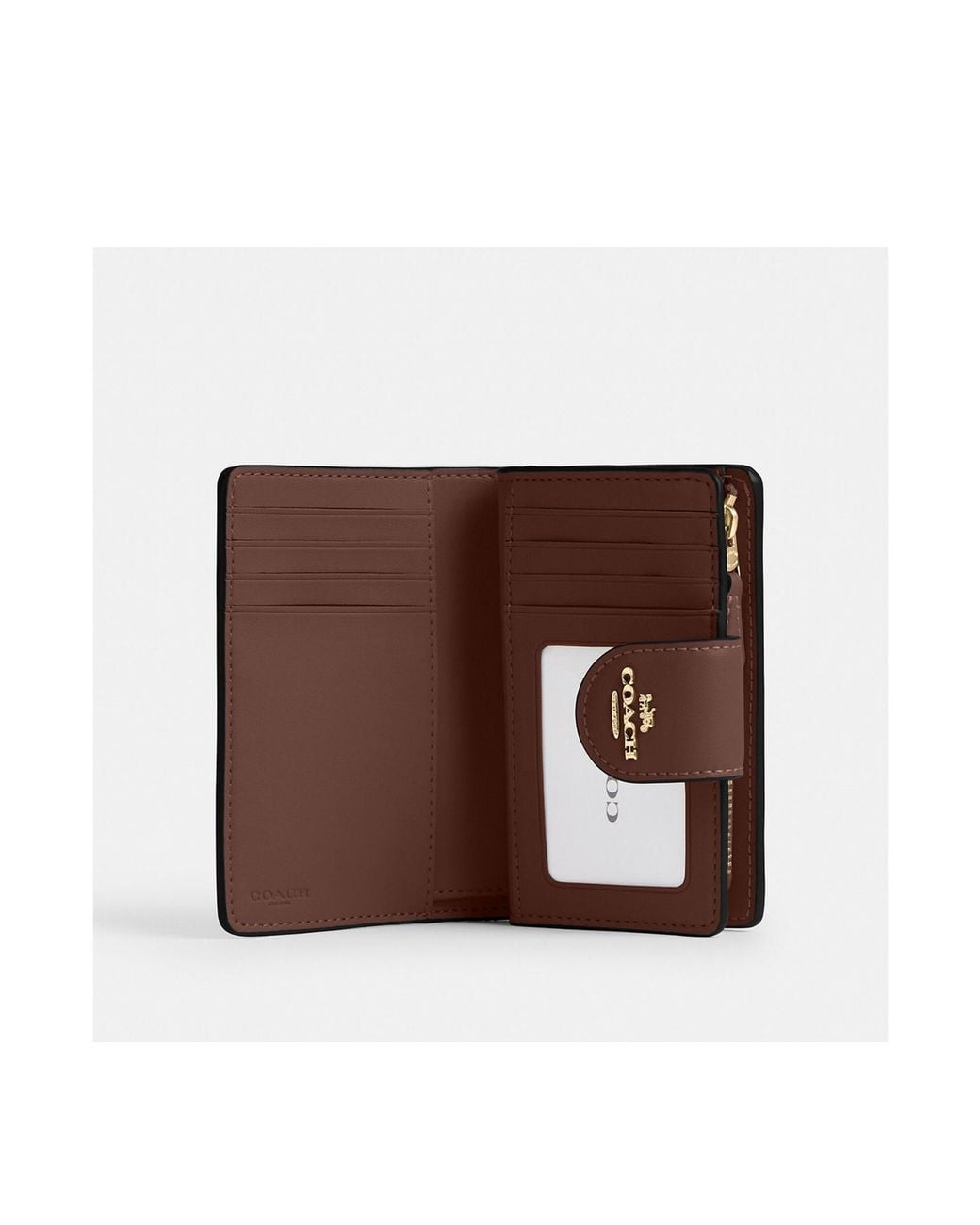 COACH Brown Logo Wallet