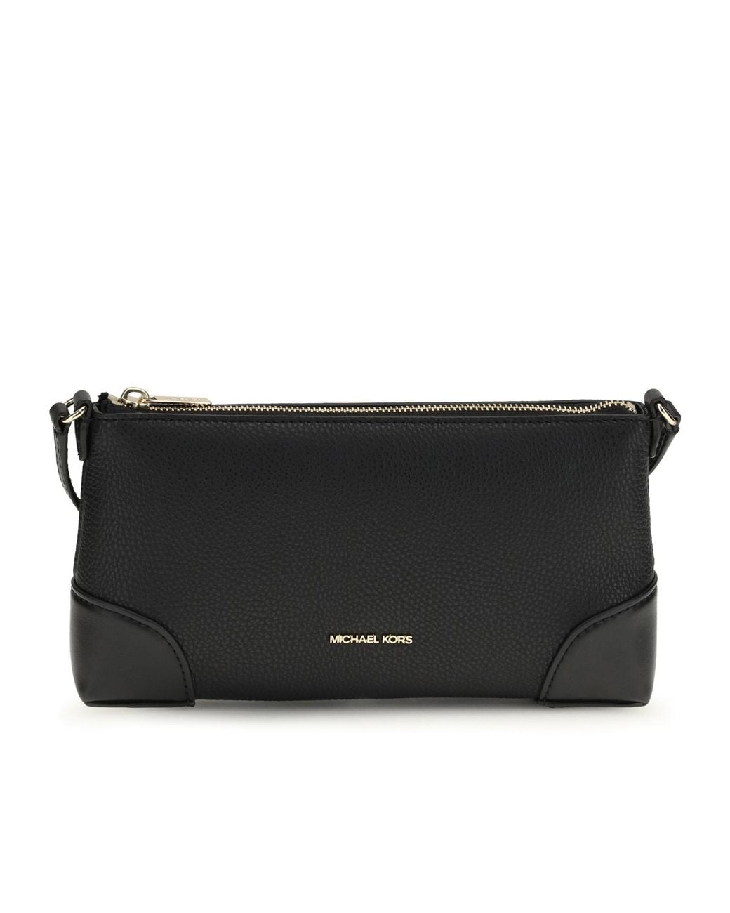 Michael Kors Black Logo-Lettering Small Zipped Crossbody Bag for men