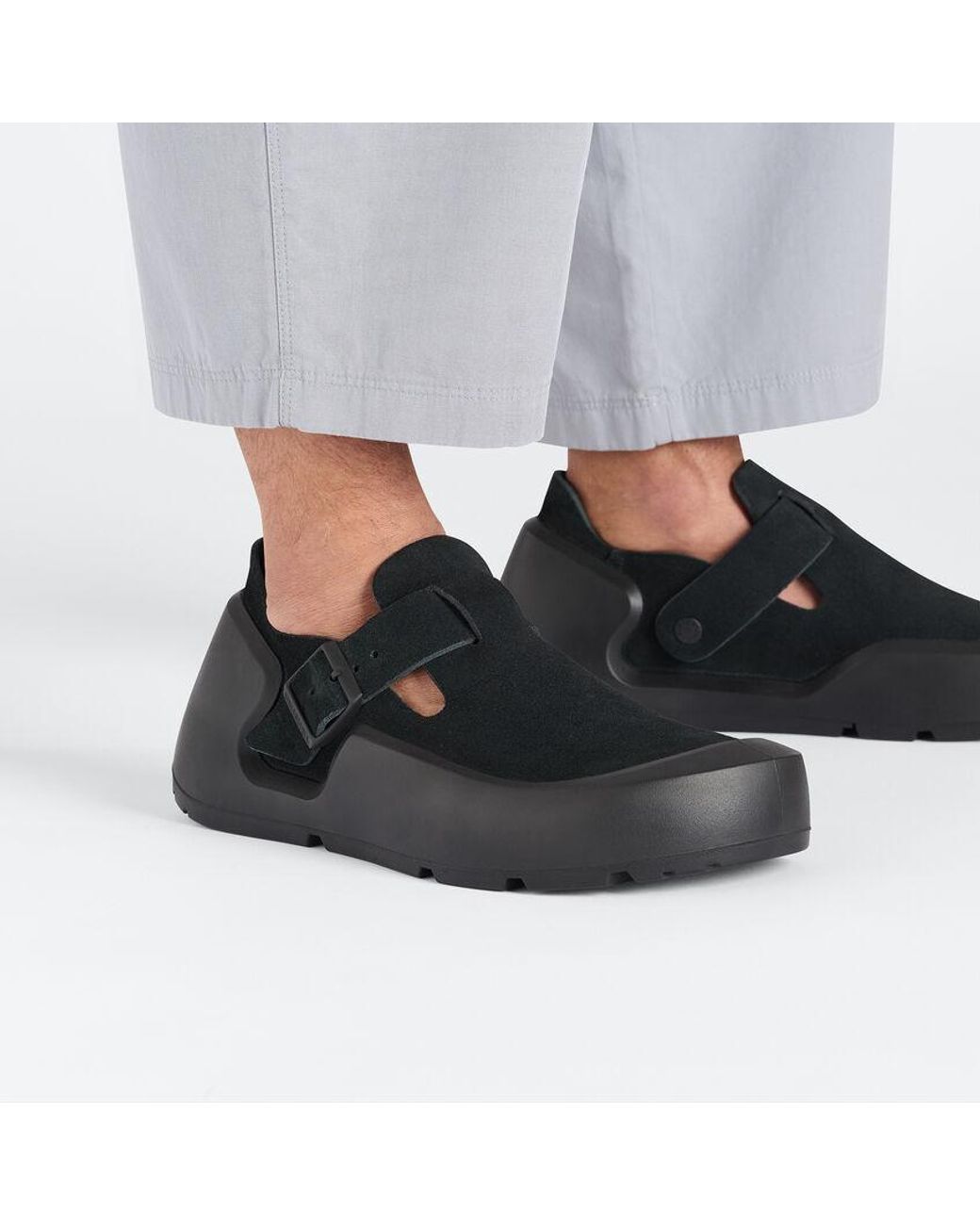 Birkenstock Black Reykjavik Regular Fit Slippers for men