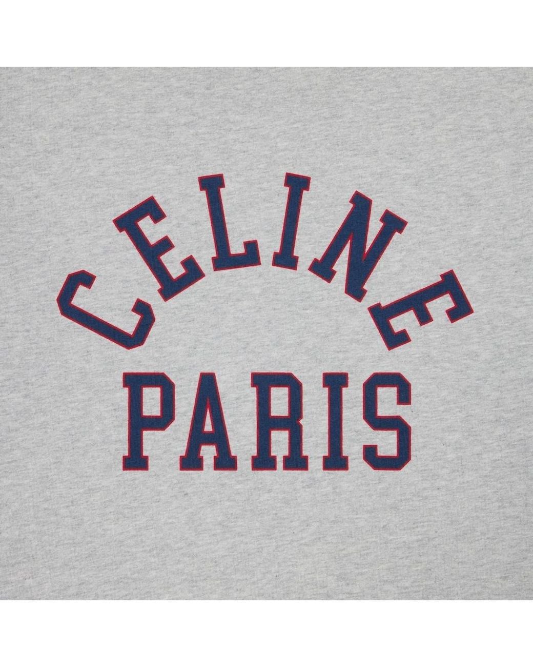 Céline Gray Short-Sleeved T-Shirt