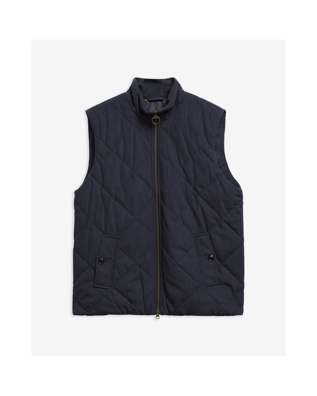 Barbour Blue Corden Modern Heritage Gilet for men