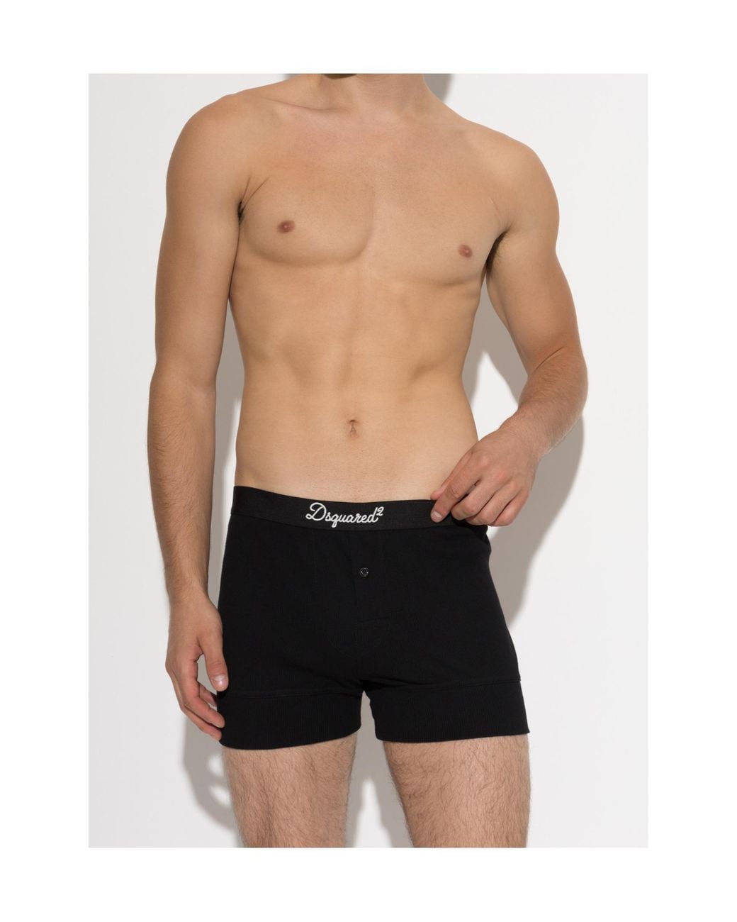 DSquared² Black Boxer Briefs for men