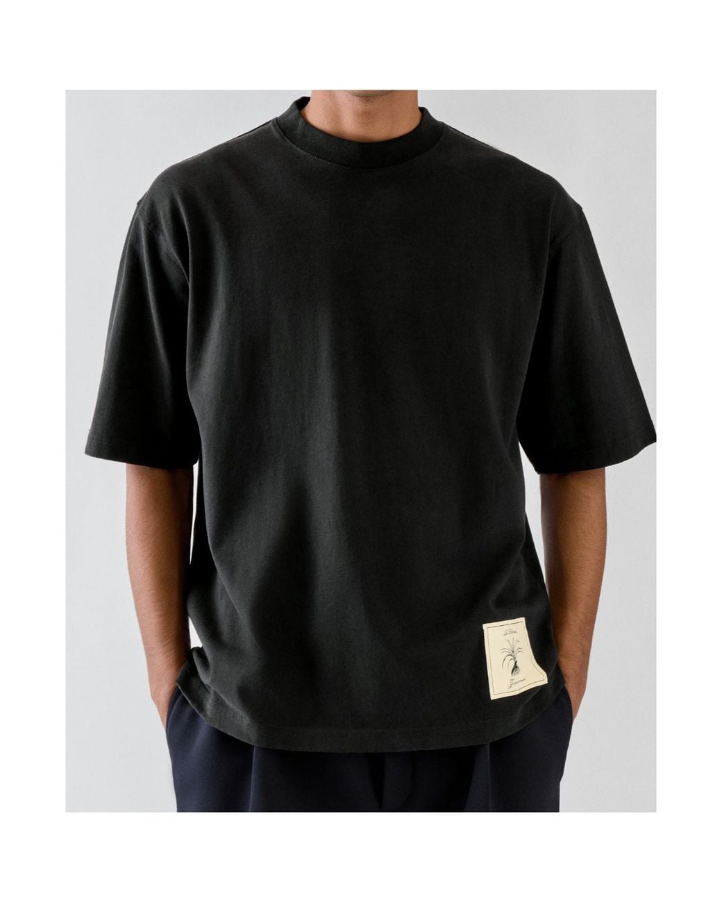Jacquemus Black The Torneo Short-Sleeve T-Shirt for men