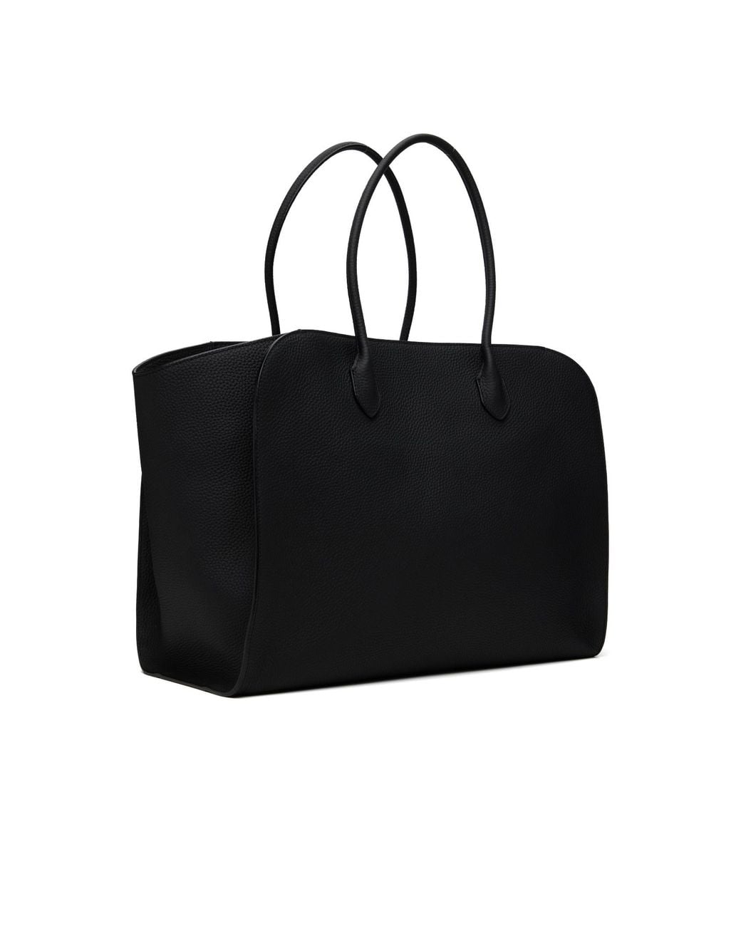 The Row Black Marlo Horizontal Tote Bag for men