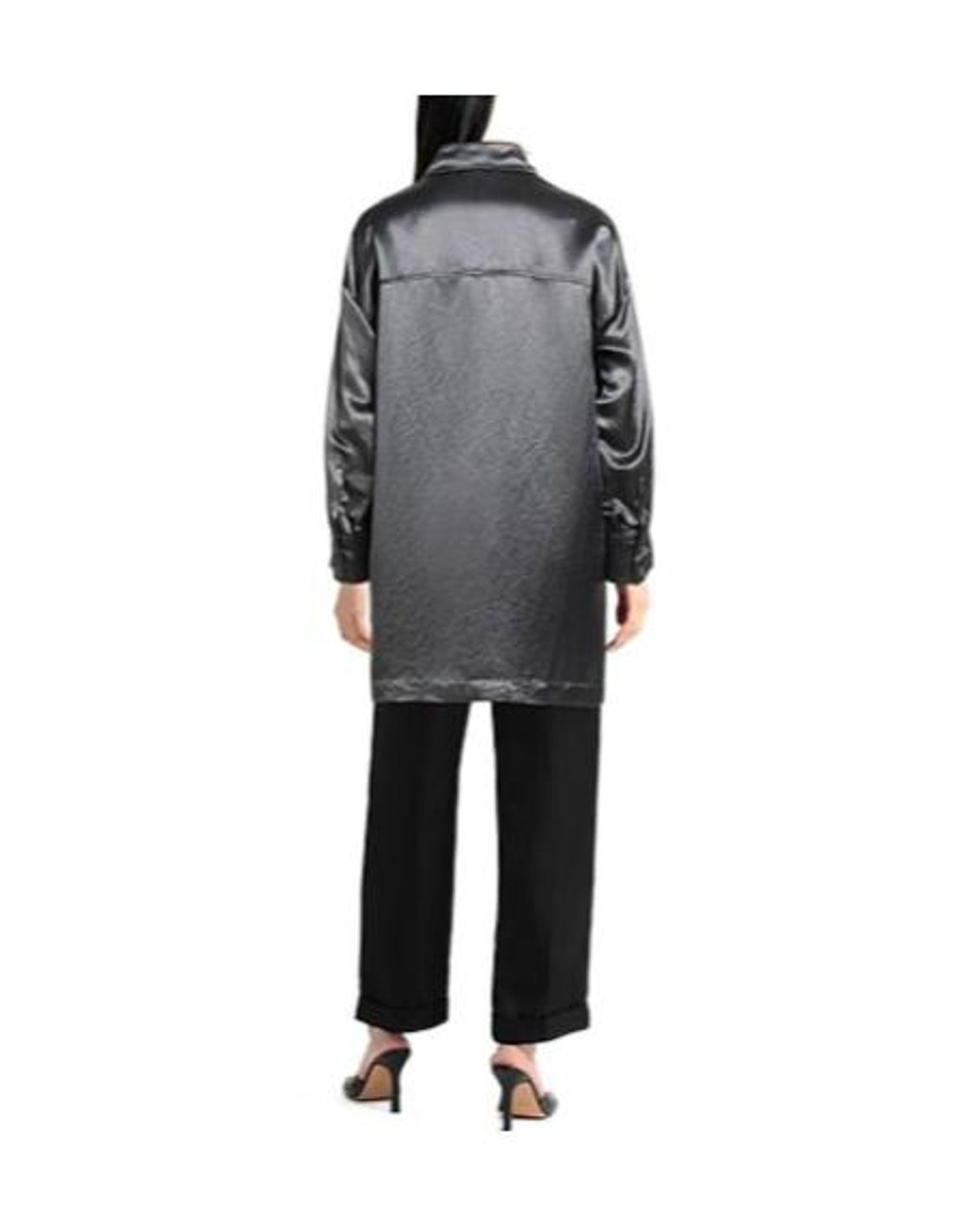 Max Mara Gray Solid Colour Shirts Blouses