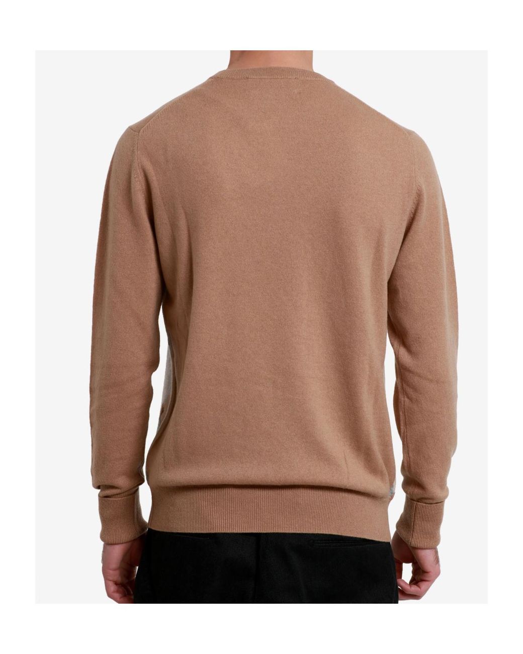 Ballantyne White Long-Sleeved Sweater for men
