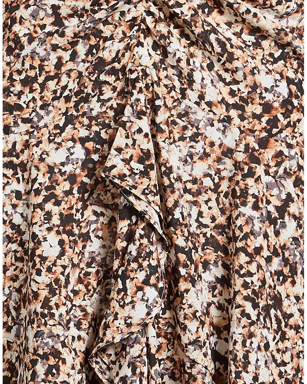 Isabel Marant Natural Mini Dress Silk, Elastane