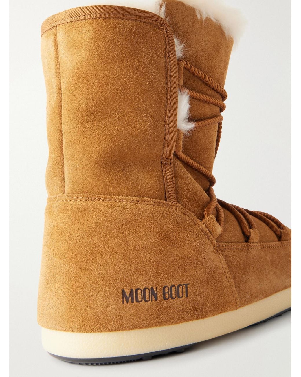 Moon Boot Brown Suede Snow Boots