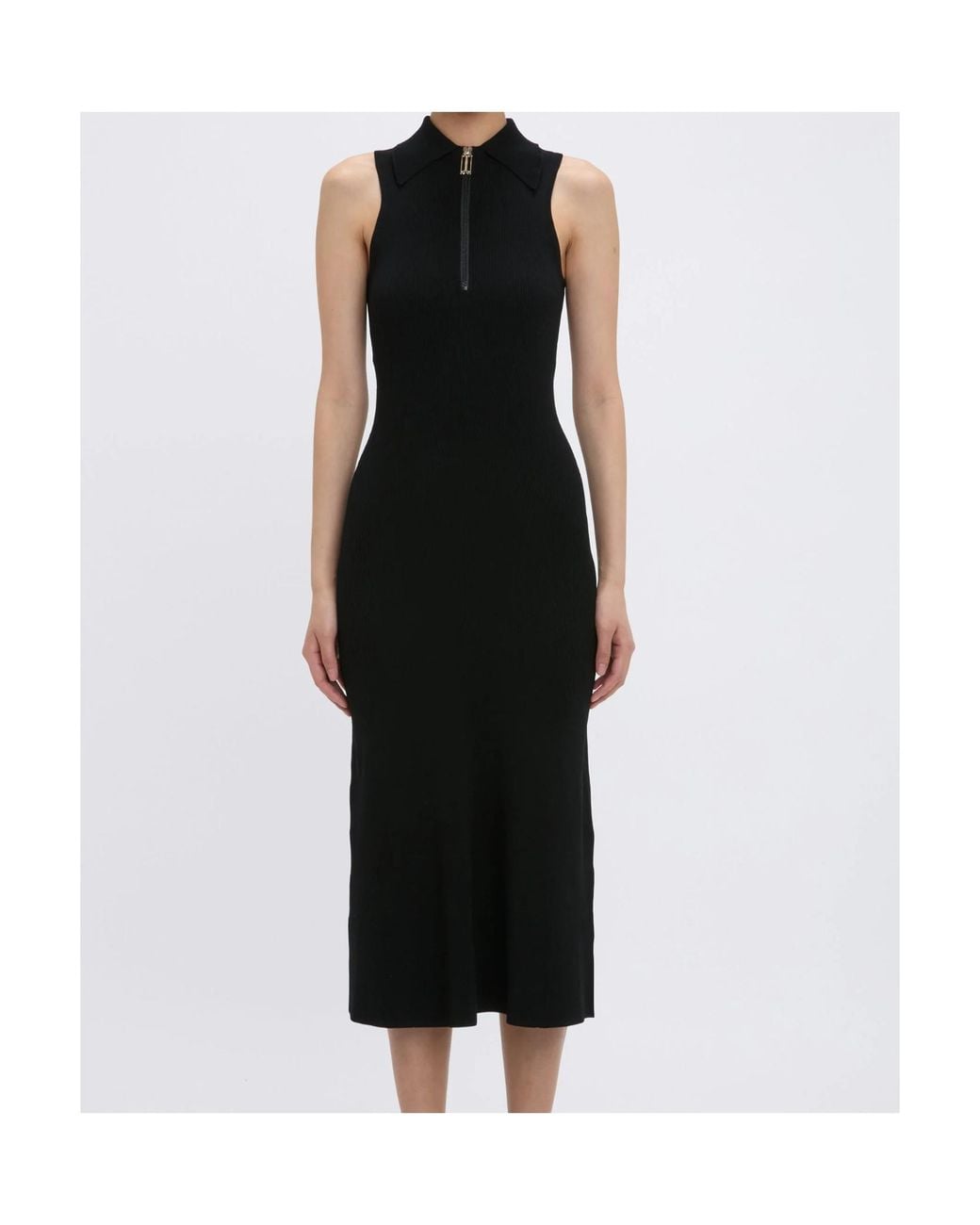 Victoria Beckham Black Sleeveless Dress