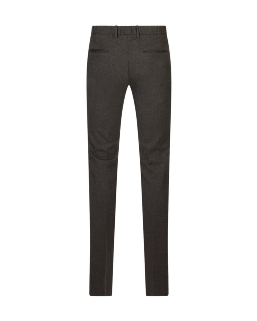 Incotex Gray Pressed-Crease Tailored Trousers for men