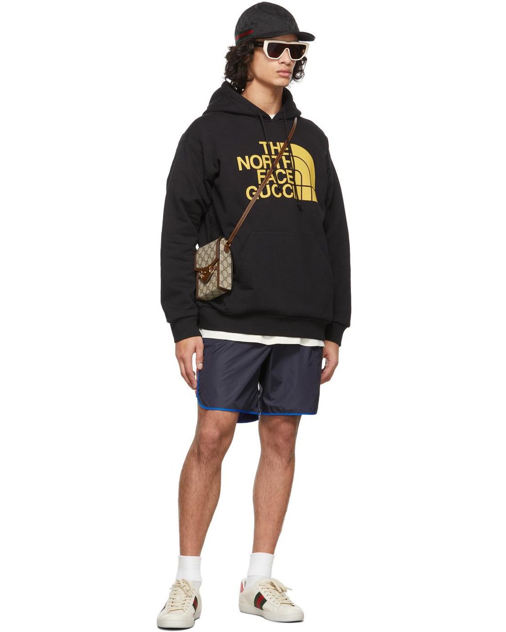Gucci Black X The North Face Logo Hoodie for men