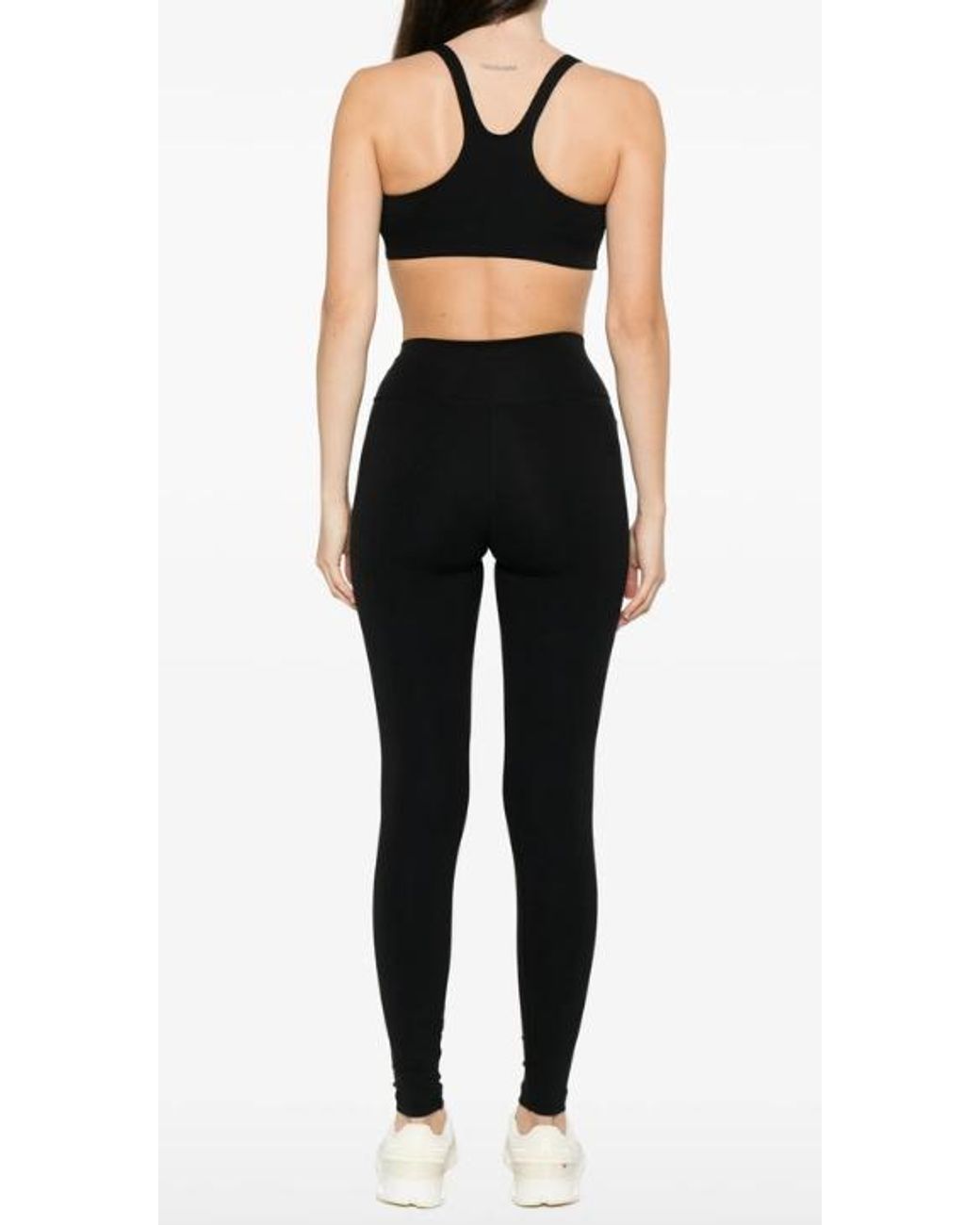 Sporty & Rich Black Logo-Printed Short-Sleeved Vest