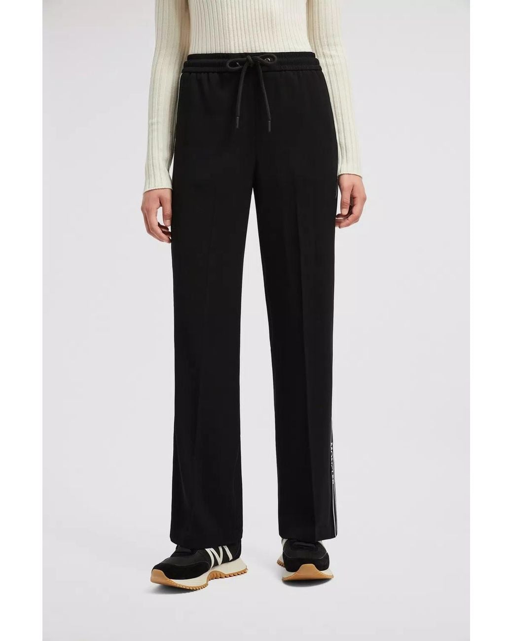 Moncler Black Logo Detailed Track Pants